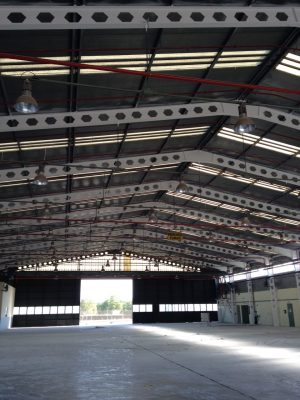 Aplicación de pintura intumescente