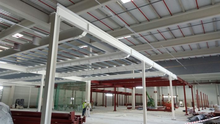 Protección pasiva contra el fuego con pintura intumescente