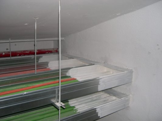 Protección pasiva con sellados de instalaciones