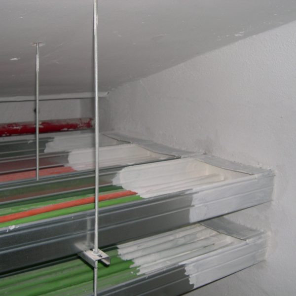 Protección pasiva con sellados de instalaciones